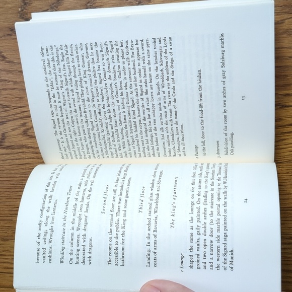 Vintage 1966 Neuschwanstein Castle Paperback Booklet Nonfiction Travel History - Picture 9 of 16